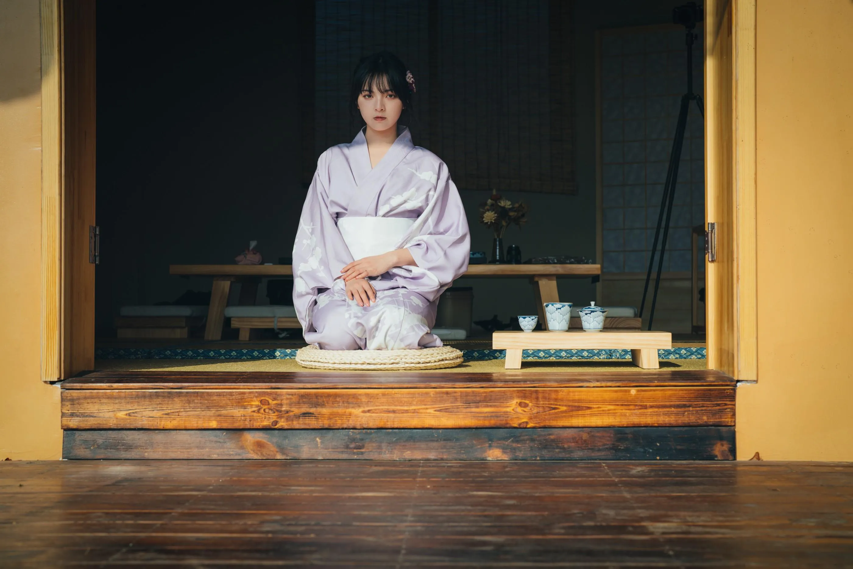 [YITUYU艺图语]2022.02.09 和风物语，日式庭院里的少女写真 dudu [56P]插图8